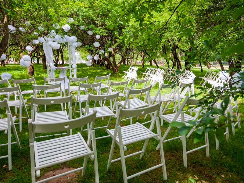 Складной стул Терье белый