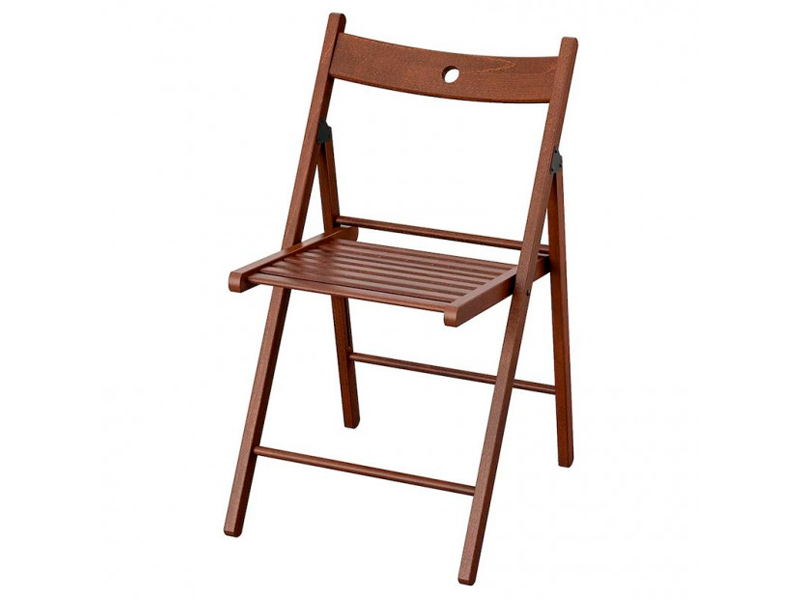 Складной стул Терье коричневый