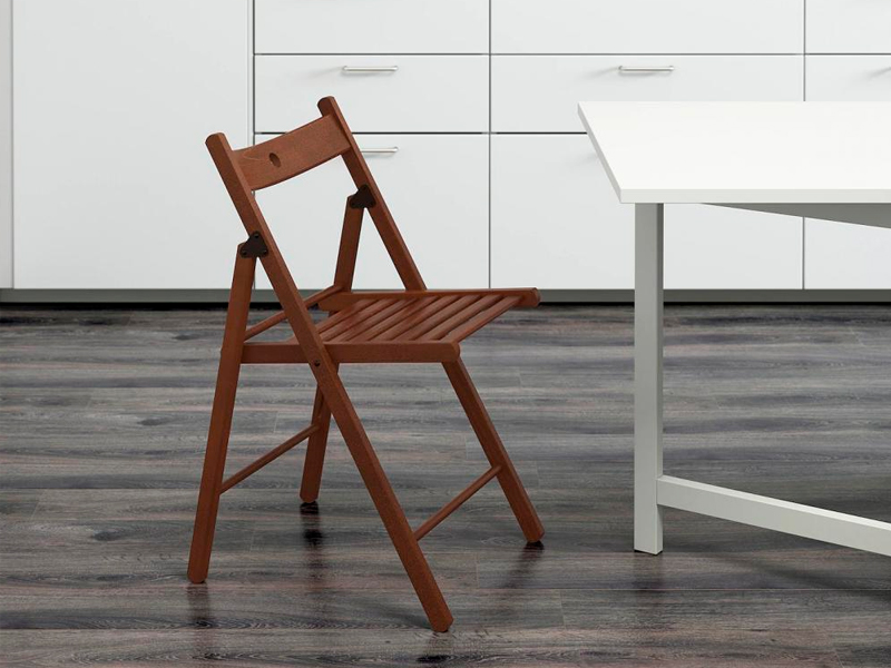 Складной стул Терье коричневый