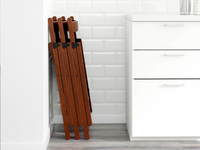 Складной стул Терье коричневый