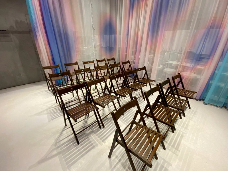 Складной стул Терье коричневый