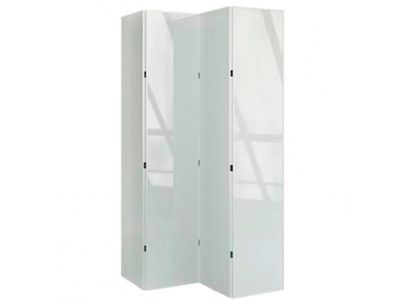 Стеклянная ширма белая