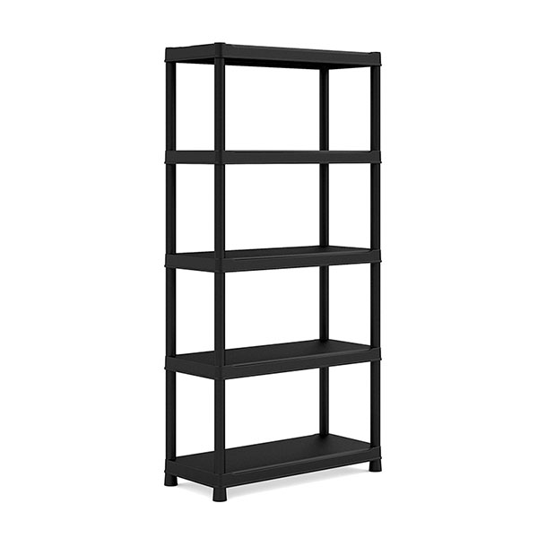 Стеллаж пластиковый черный