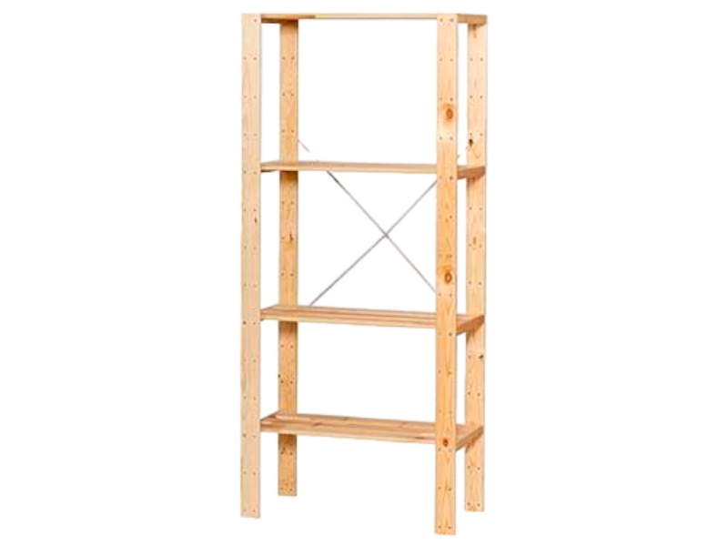 Стеллаж деревянный