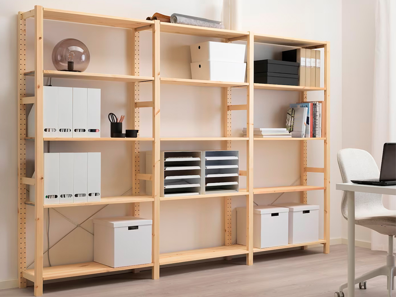 Стеллаж деревянный