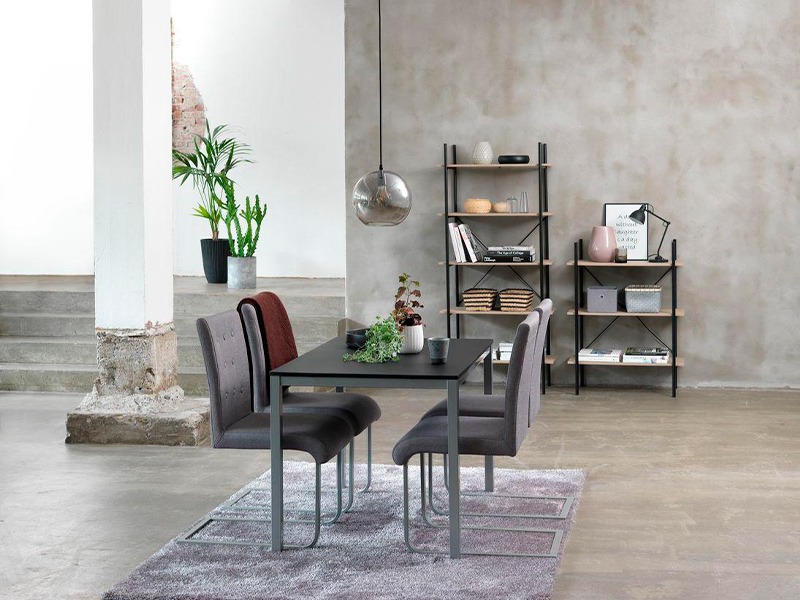 Стеллаж Loft c 5 полками бежевый