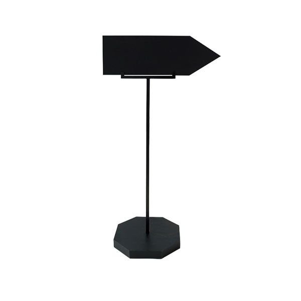 Стойка указатель чёрная