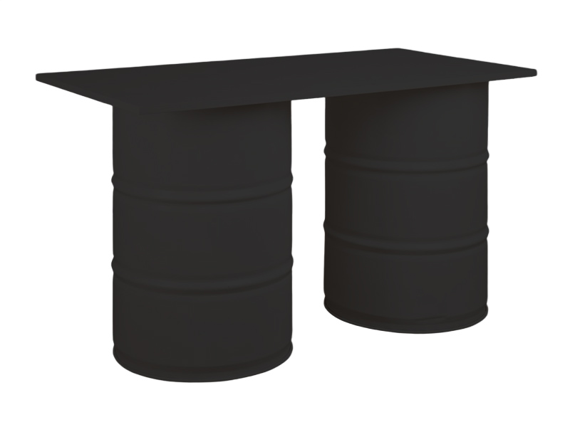 Стол Бочка двойной черный