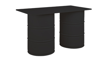 Стол Бочка двойной черный