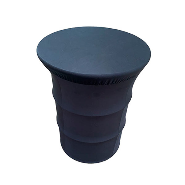 Стол-бочка с чехлом (Черный)