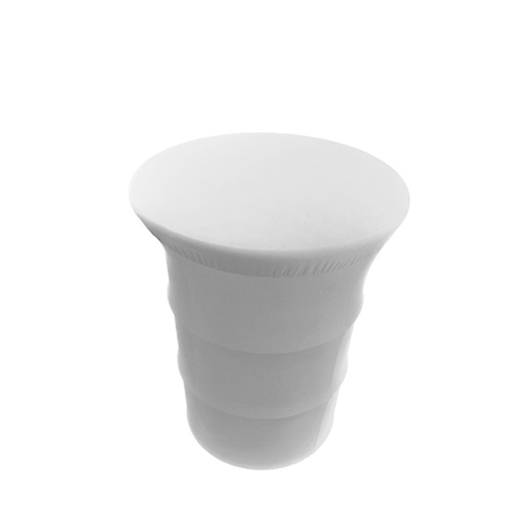 Стол-бочка с чехлом (Белый)