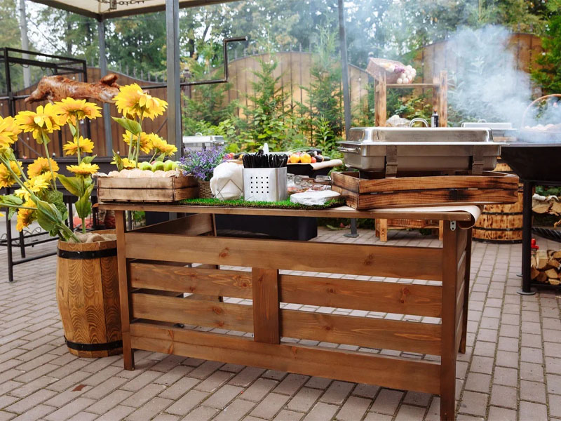 Стол фуршетный «Рустик»