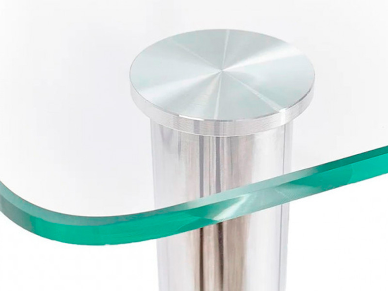 Стеклянный журнальный столик