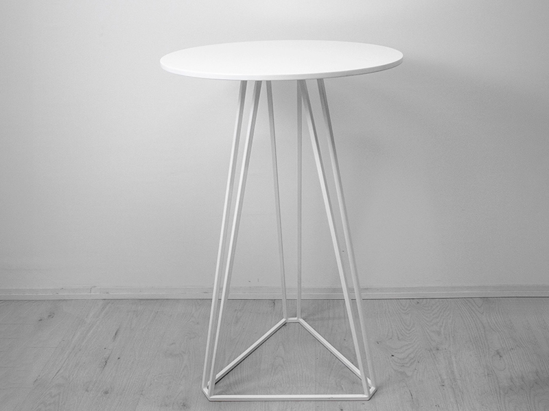 Коктейльный стол Граф белый