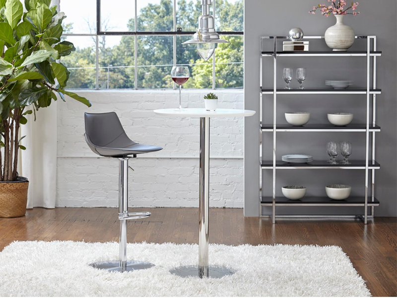 Стол коктейльный Circular d-70 см белый