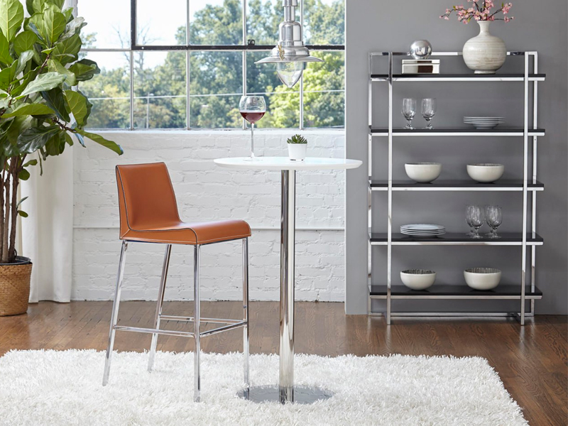 Стол коктейльный Circular d-70 см белый