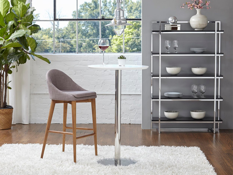 Стол коктейльный Circular d-70 см белый