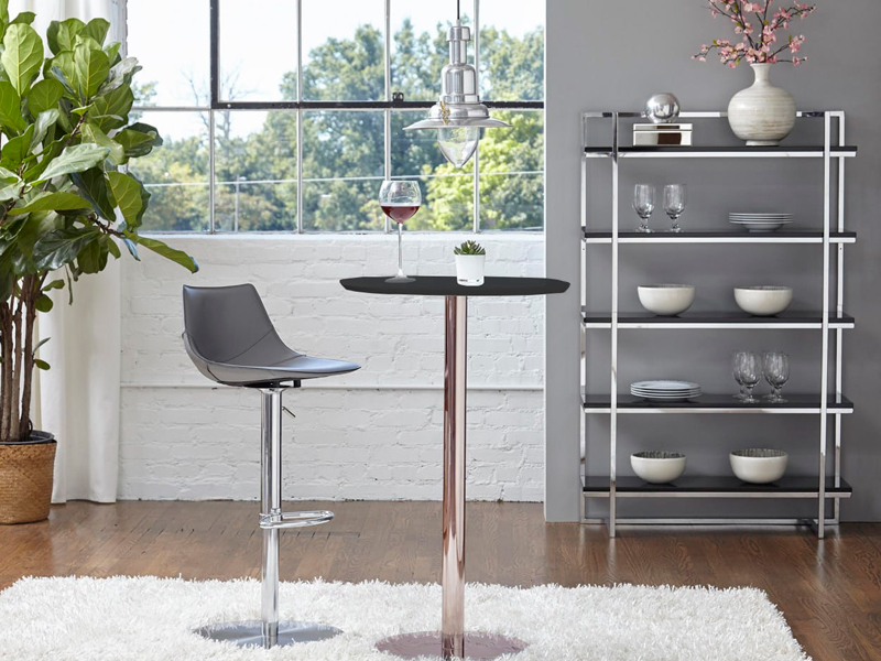 Стол коктейльный Circular d-70 см чёрный