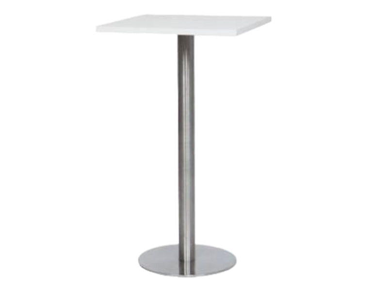 Стол коктейльный Quadratic 60x60 белый