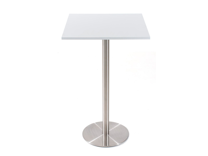 Стол коктейльный Quadratic 60x60 белый