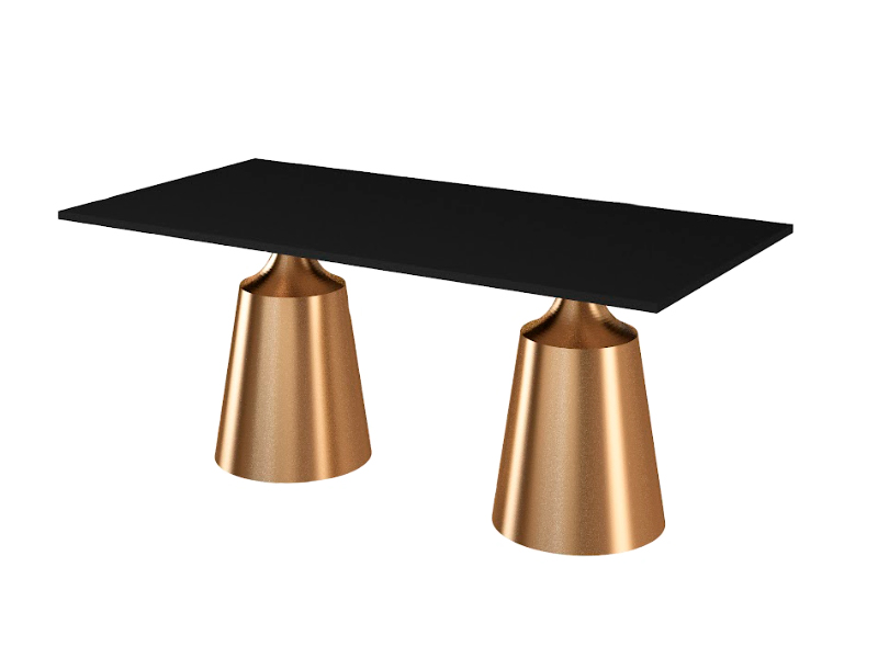 Стол Lavalin 180 чёрный