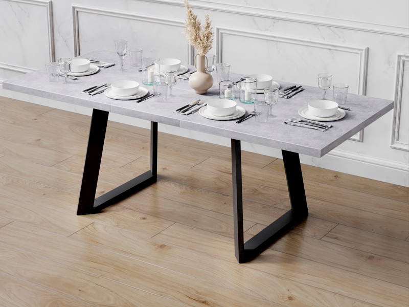 Стол лофт белый