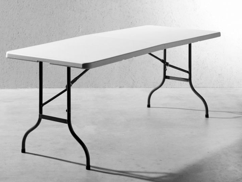 Стол прямоугольный серый