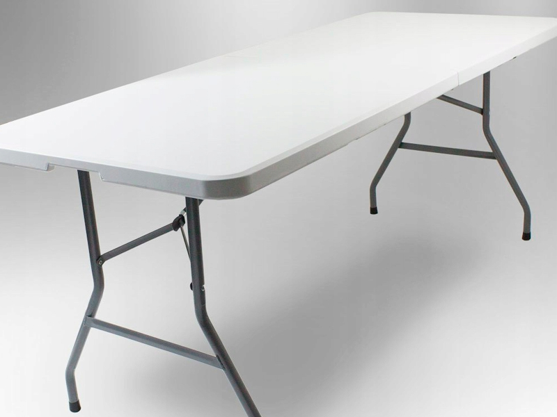 Стол прямоугольный серый