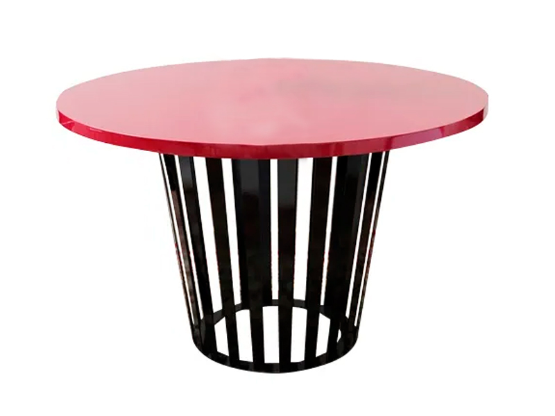 Стол со столешницей бордового цвета D1200