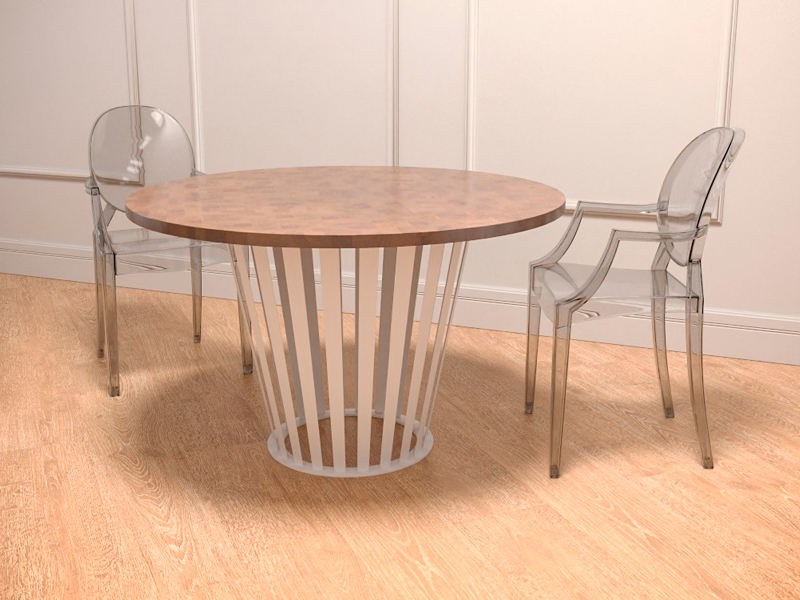 Стол со столешницей из дуба D1200