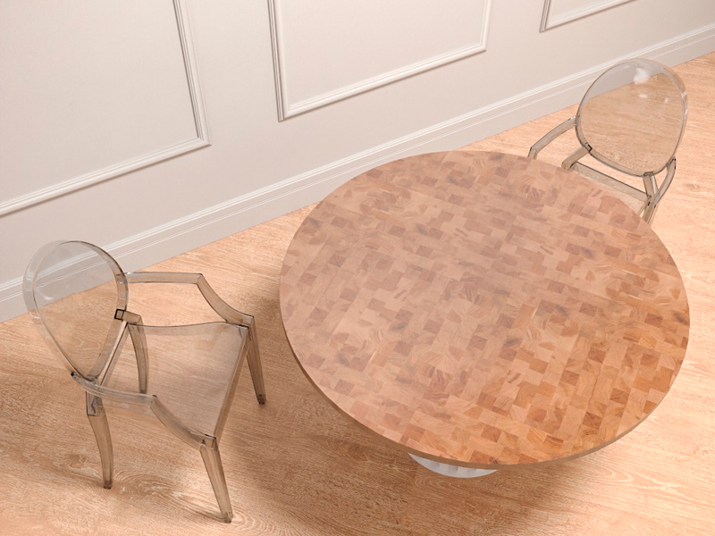 Стол со столешницей из дуба D1200