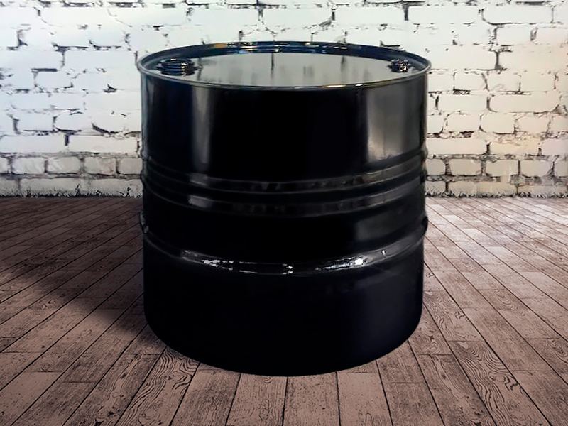 Стол журнальный из бочки чёрный