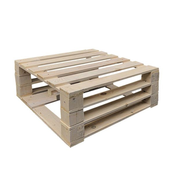 Стол паллетный журнальный деревянный