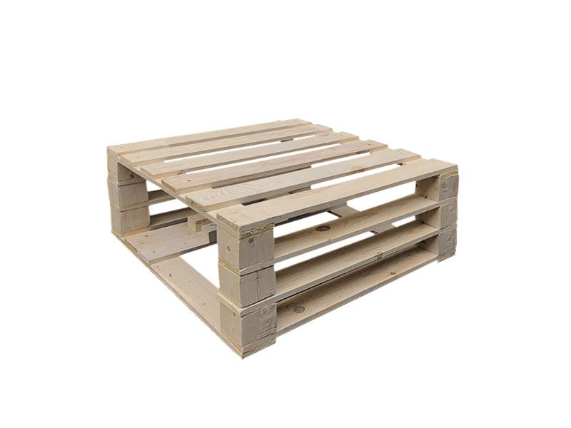 Стол паллетный журнальный деревянный