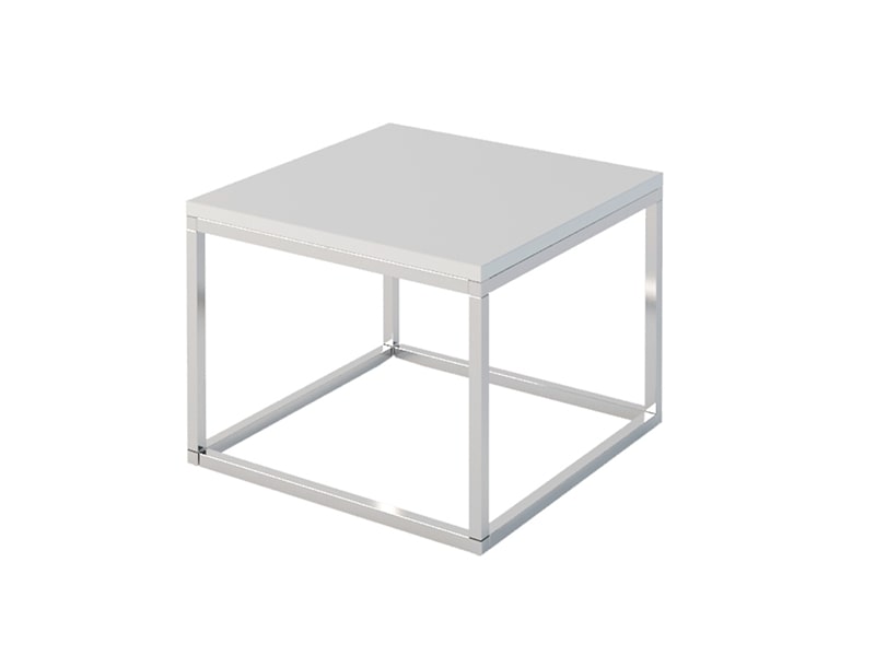 Стол журнальный Лаконичность с белой столешницей