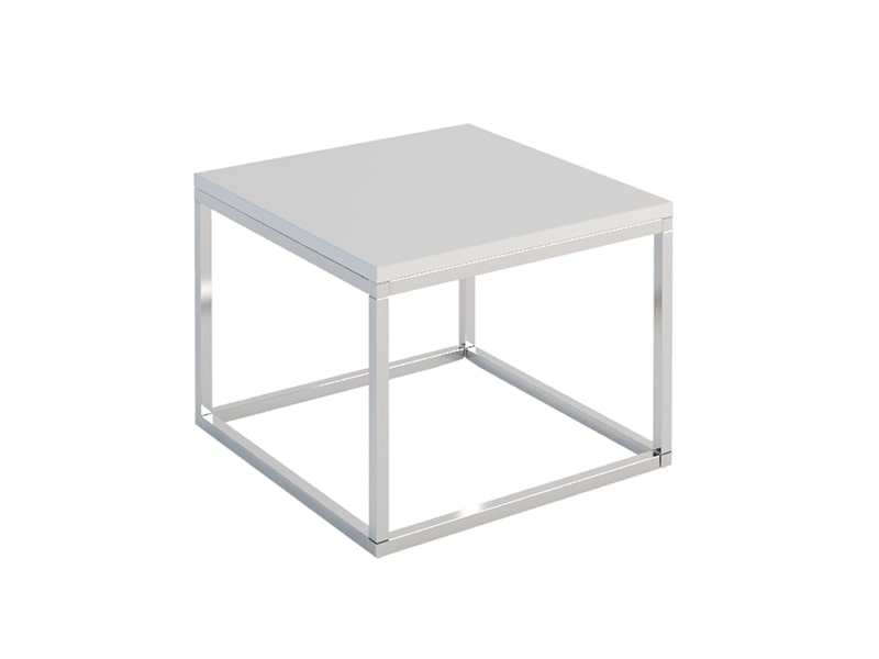 Стол журнальный Лаконичность с белой столешницей