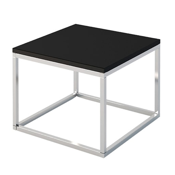 Стол журнальный Лаконичность с чёрной столешницей