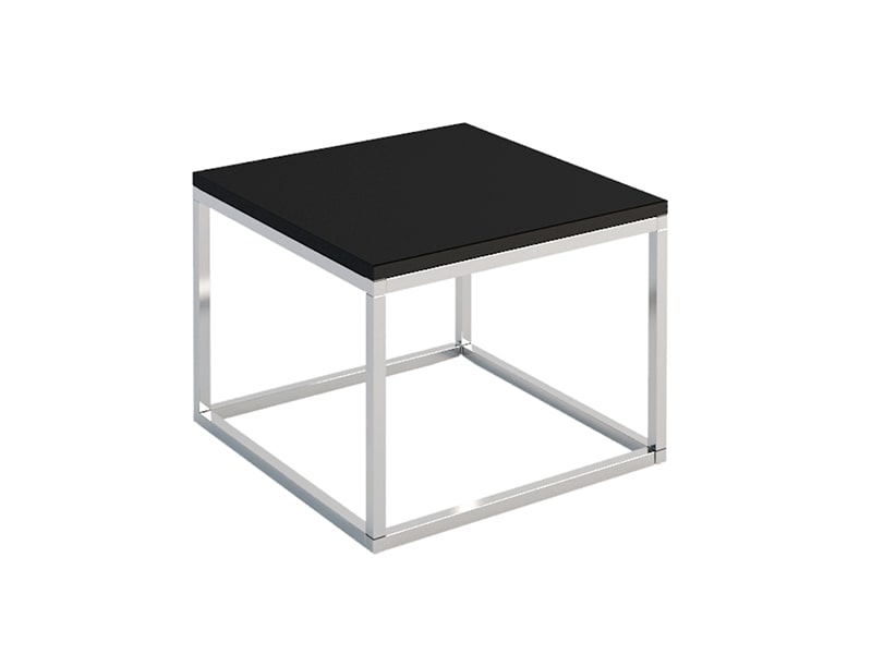 Стол журнальный Лаконичность с чёрной столешницей
