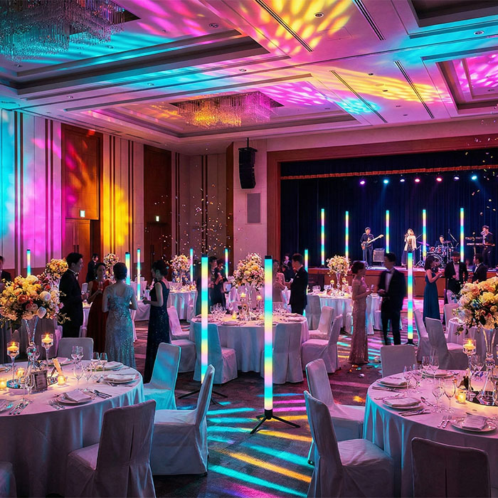 Стойки ограждения светящиеся