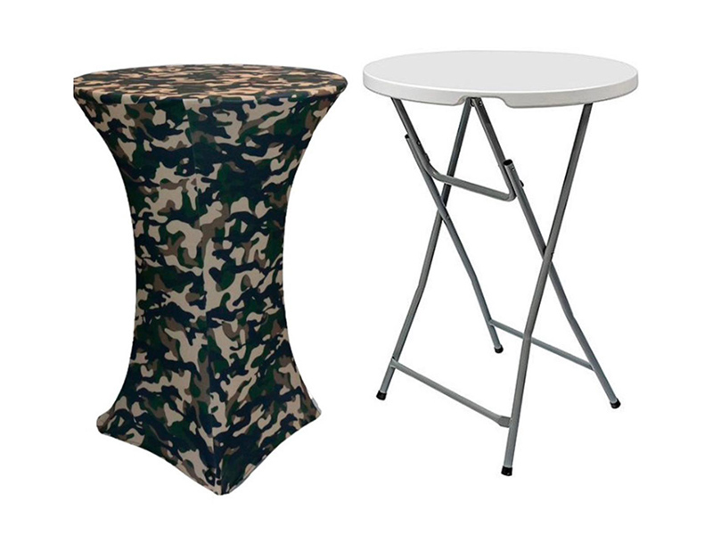 Стрейч чехол d78 для коктейльного стола армейский