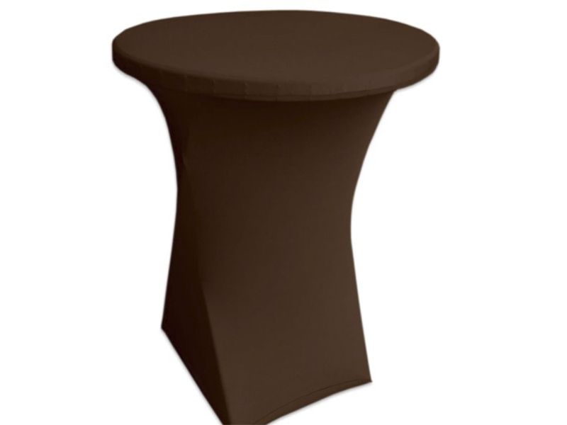 Стрейч чехол d78 для коктейльного стола шоколадный