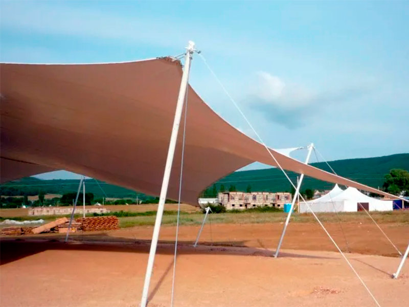 Натяжной тент 5x5