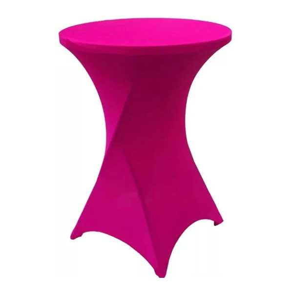 Стрейч чехол d78 для коктейльного стола фуксия