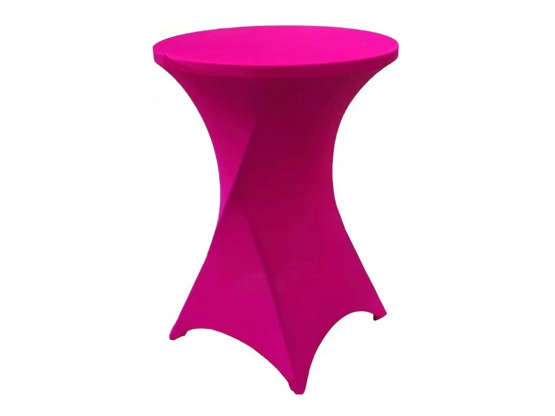 Стрейч чехол d78 для коктейльного стола фуксия