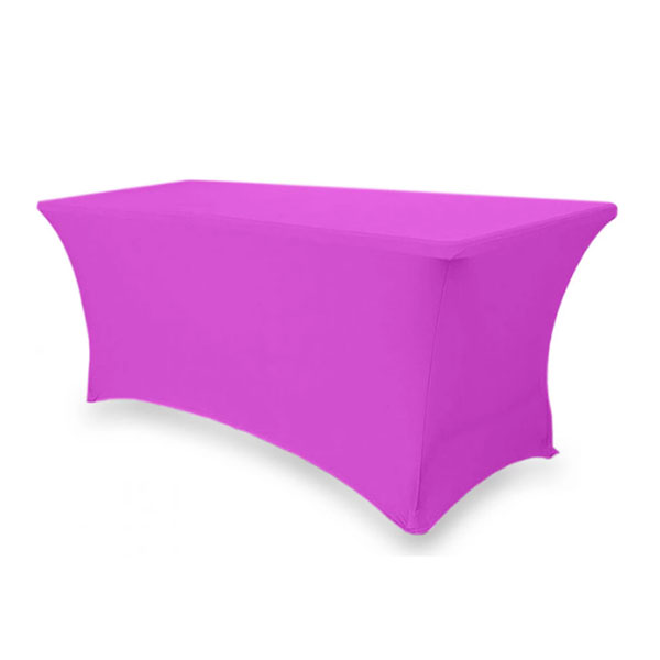 Стрейч скатерть для прямоугольного стола фуксия