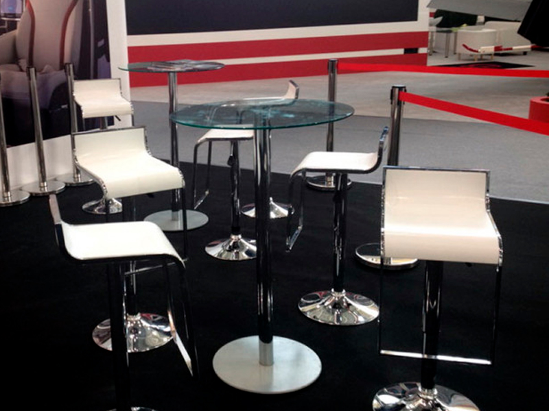 Стул барный Crack белый