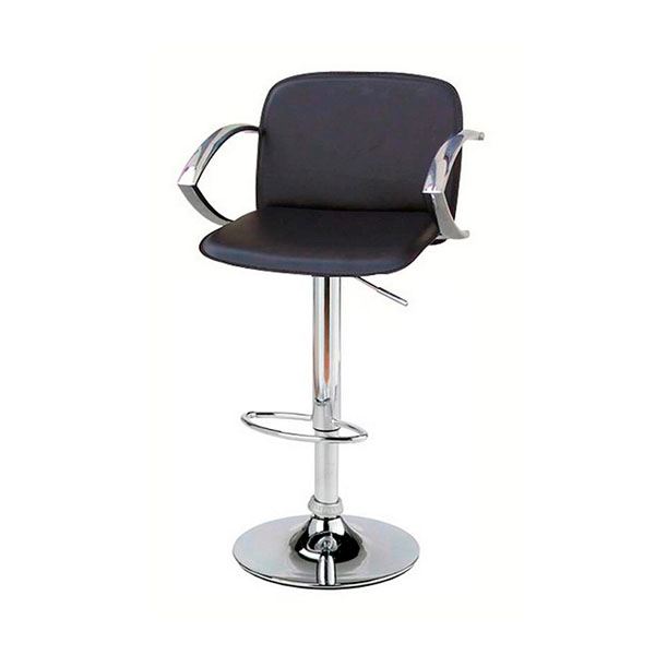 Стул барный для визажиста чёрный