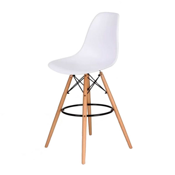 Стул барный Eames белый