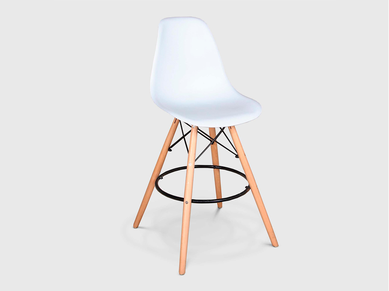 Стул барный Eames белый