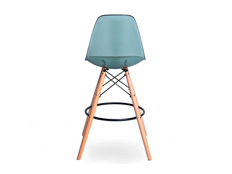 Стул барный Eames дымчатый